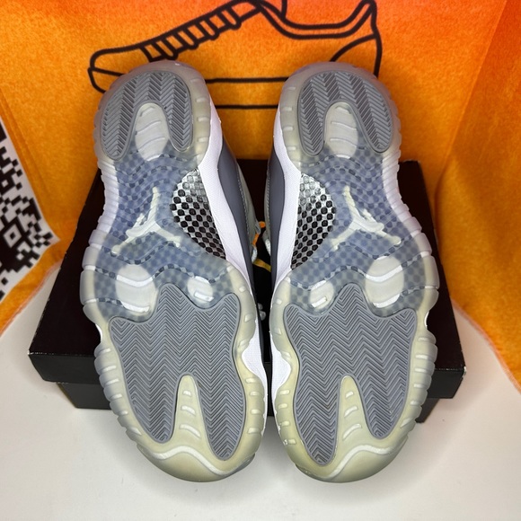 Jordan 11 Retro Low Cool Grey Size 11.5M Pre-loved - Picture 7 of 7